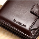 Carteira Masculina de Couro Manbag Carteira Masculina de Couro Manbag Nous Moda Masculina 