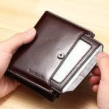 Carteira Masculina de Couro Manbag Carteira Masculina de Couro Manbag Nous Moda Masculina 