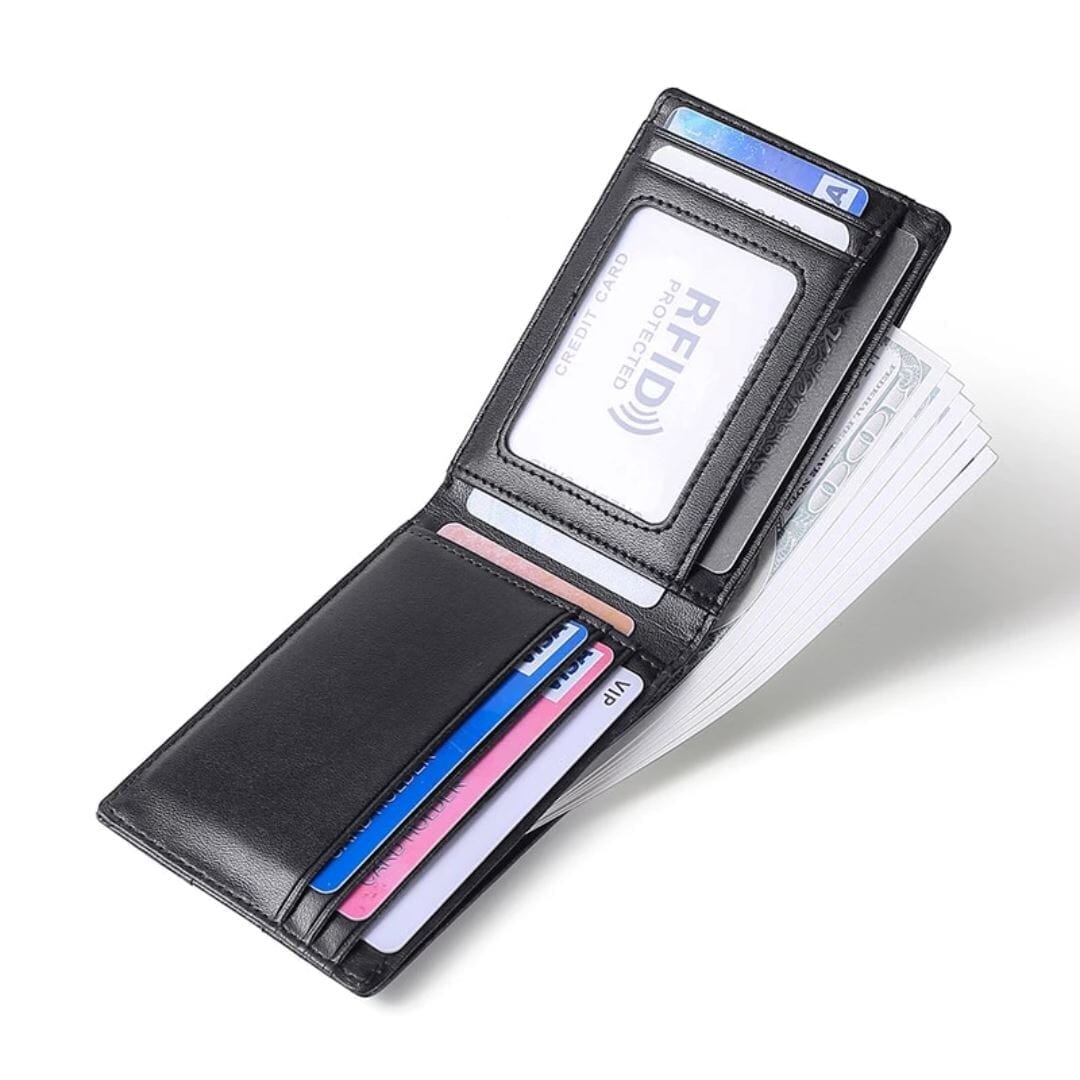 Carteira Slim de Couro Carteira Slim de Couro Nous Moda Masculina 