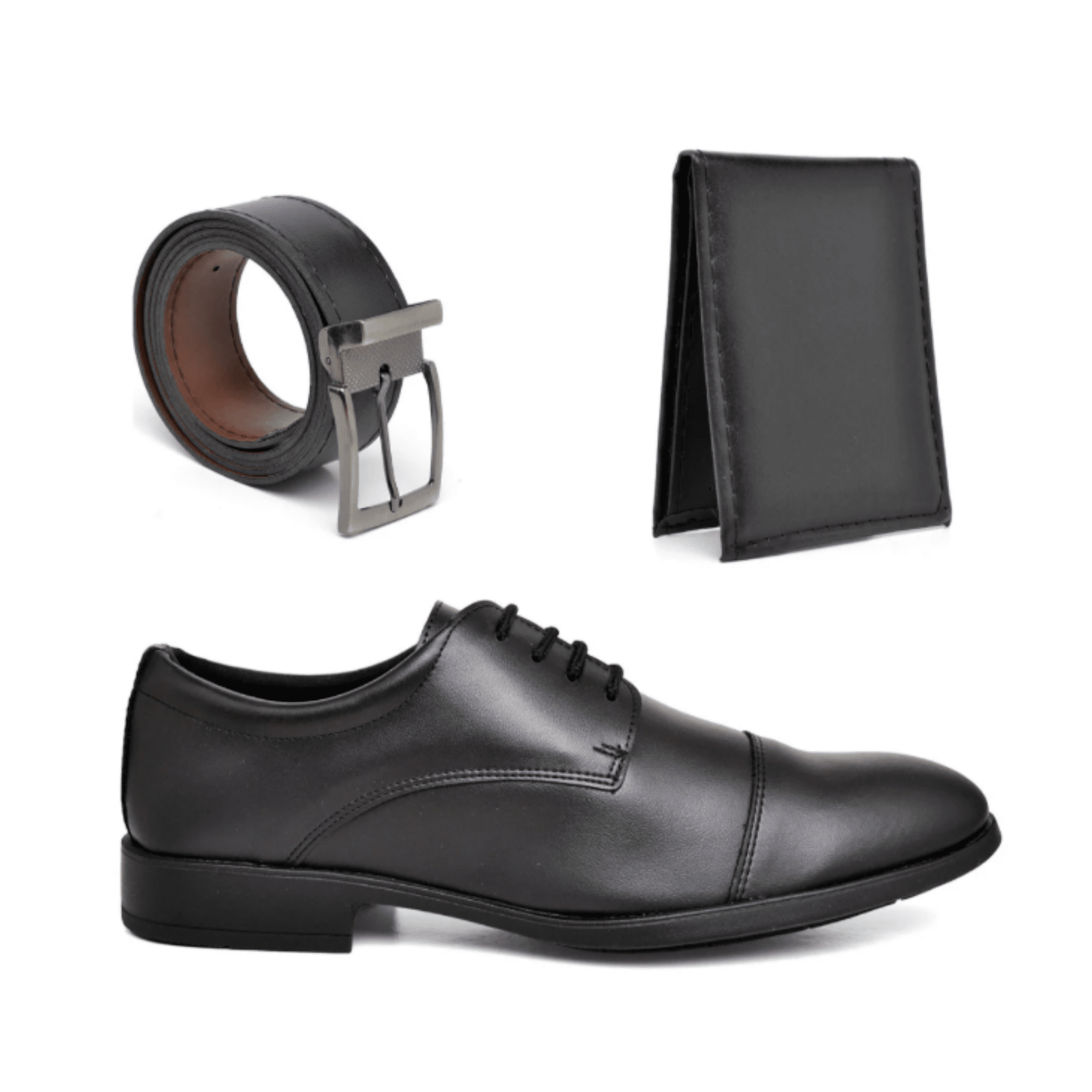 Kit Sapato Social Masculino + Cinto + Carteira Broove Kit Sapato Social Masculino + Cinto + Carteira Broove Nous Moda Masculina Preto 37 