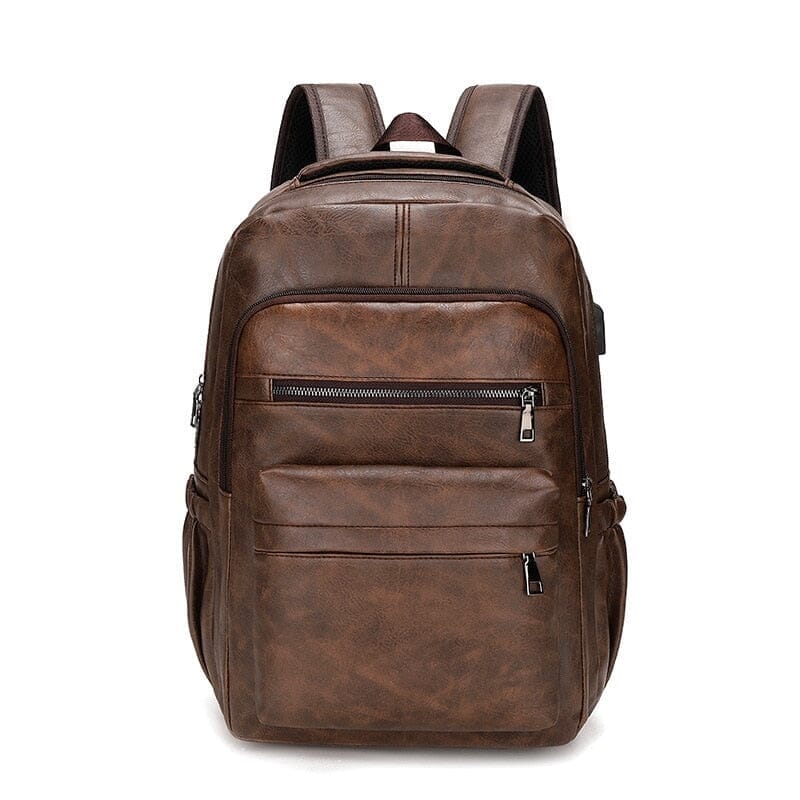 Mochila de Couro Masculina Logan - VINNCI Store