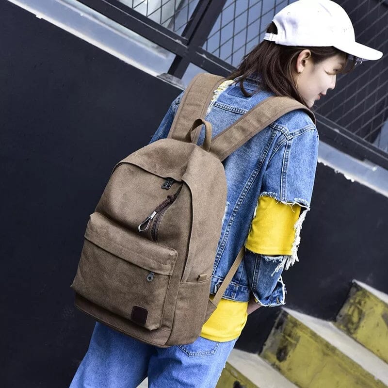 Mochila de Lona Dida Bear Mochila de Lona Dida Bear Nous Moda Masculina 