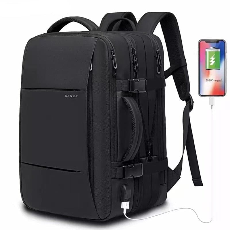 Mochila de Viagem Premiere - Notebook 17`, Expansível, Impermeável e Porta USB Mochila de Viagem Premiere Nous Moda Masculina 