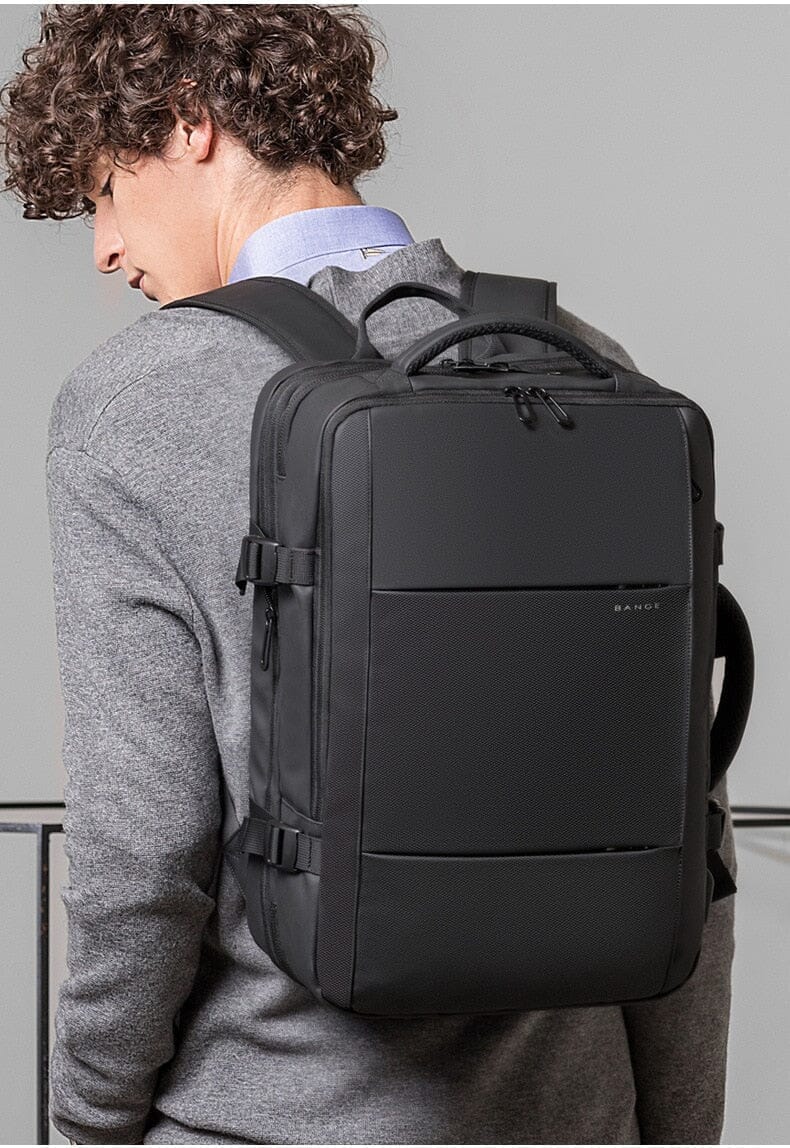 Mochila de Viagem Premiere - Notebook 17`, Expansível, Impermeável e Porta USB Mochila de Viagem Premiere Nous Moda Masculina 