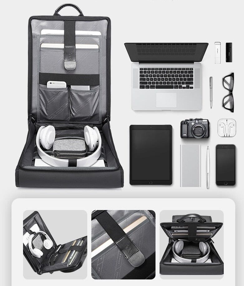 Mochila Executiva Business - Notebook 15`, Impermeável Mochila Executiva Business Nous Moda Masculina 