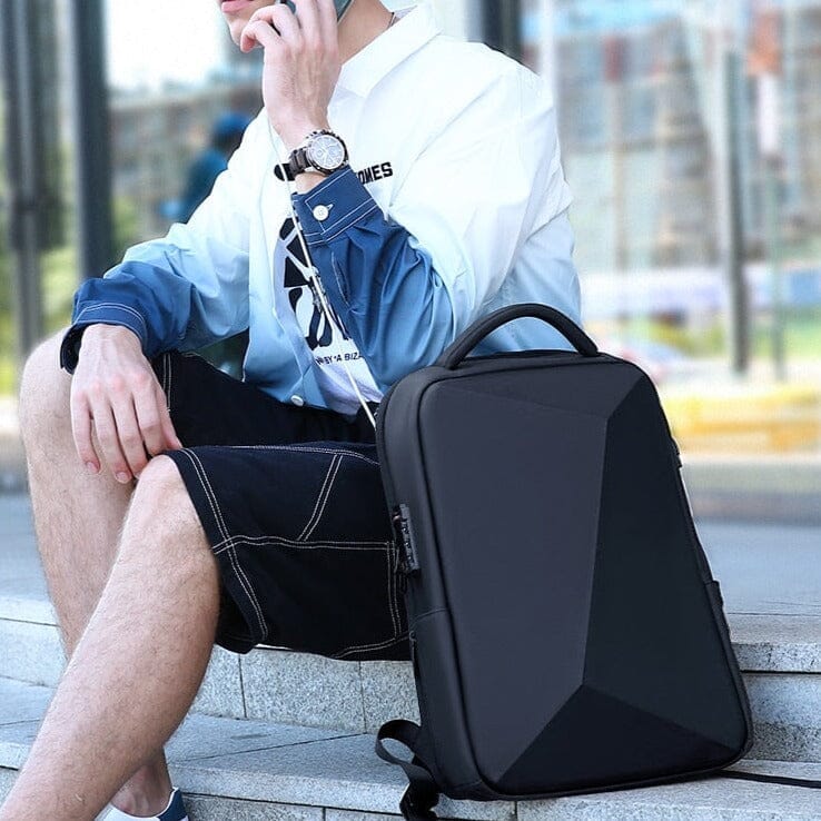 Mochila Executiva Fenruen - Notebook 14`, Expansível, Impermeável e Porta USB Mochila Executiva Fenruen Nous Moda Masculina 