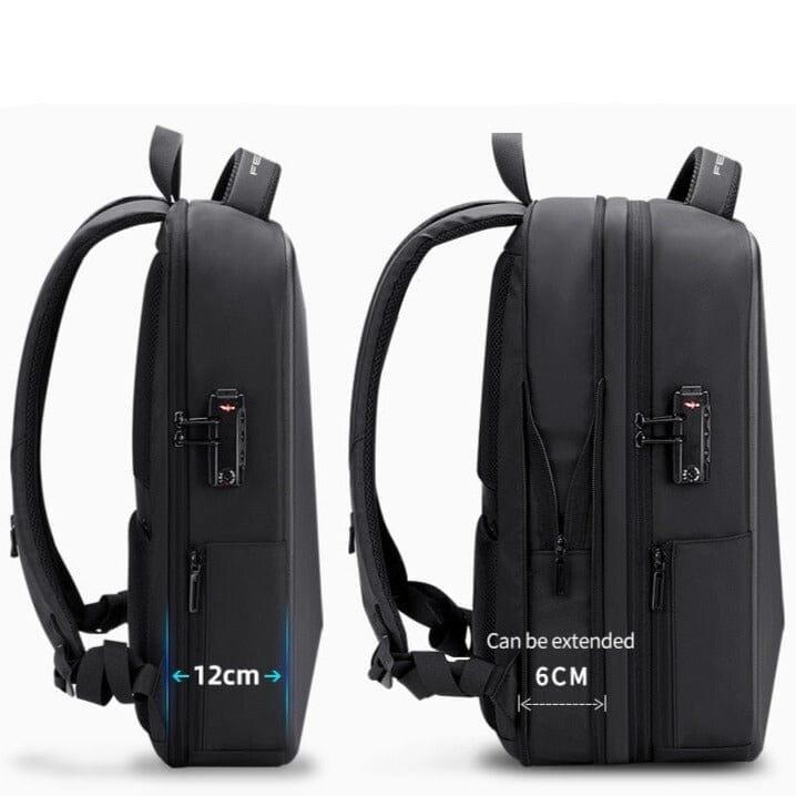 Mochila Executiva Fenruen - Notebook 14`, Expansível, Impermeável e Porta USB Mochila Executiva Fenruen Nous Moda Masculina 
