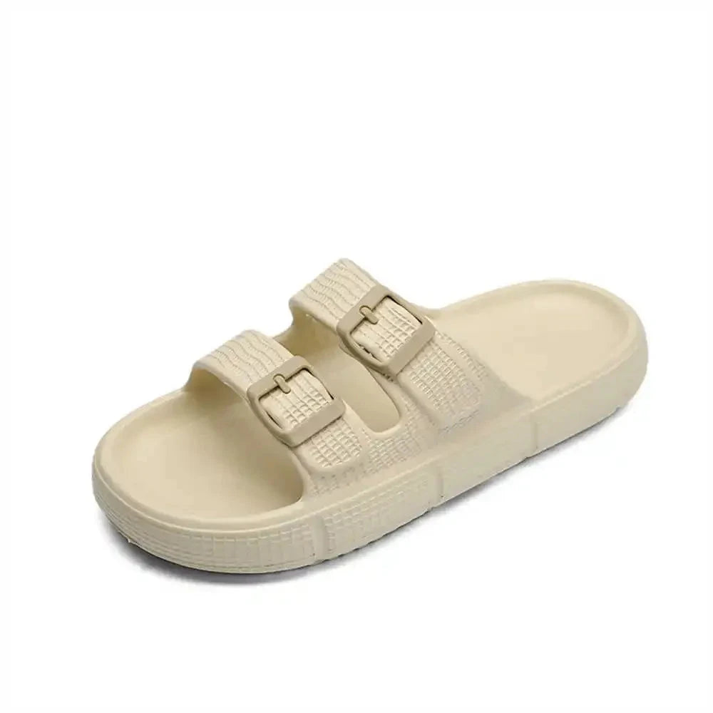 Sandalia Slip Men Nous Chinelos Nous Bege Claro 40 