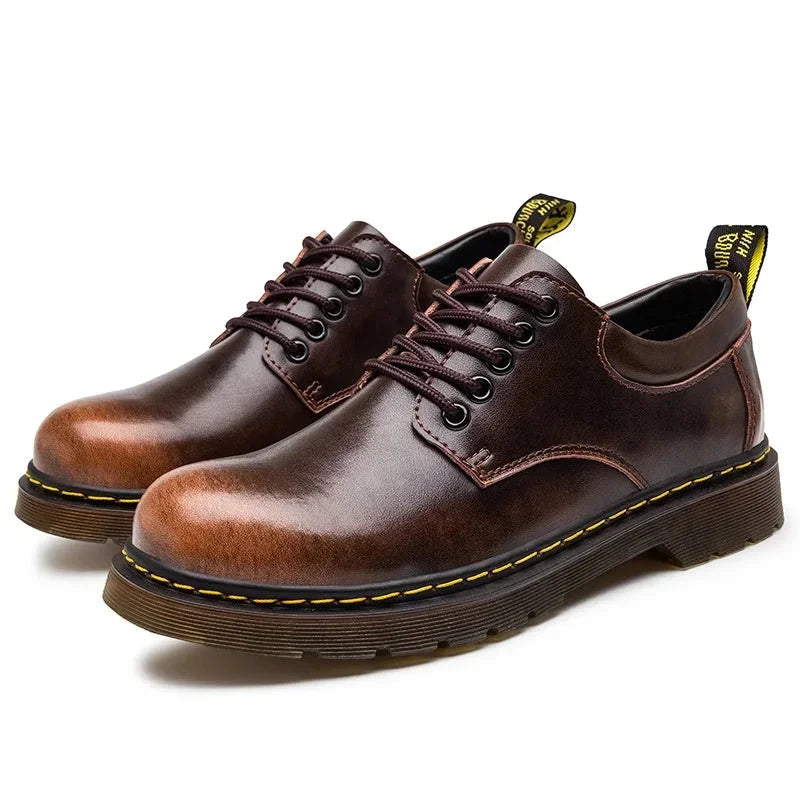 Sapato de Couro Masculino Beat Sapato de Couro Masculino Beat Nous Moda Masculina Marrom 39 