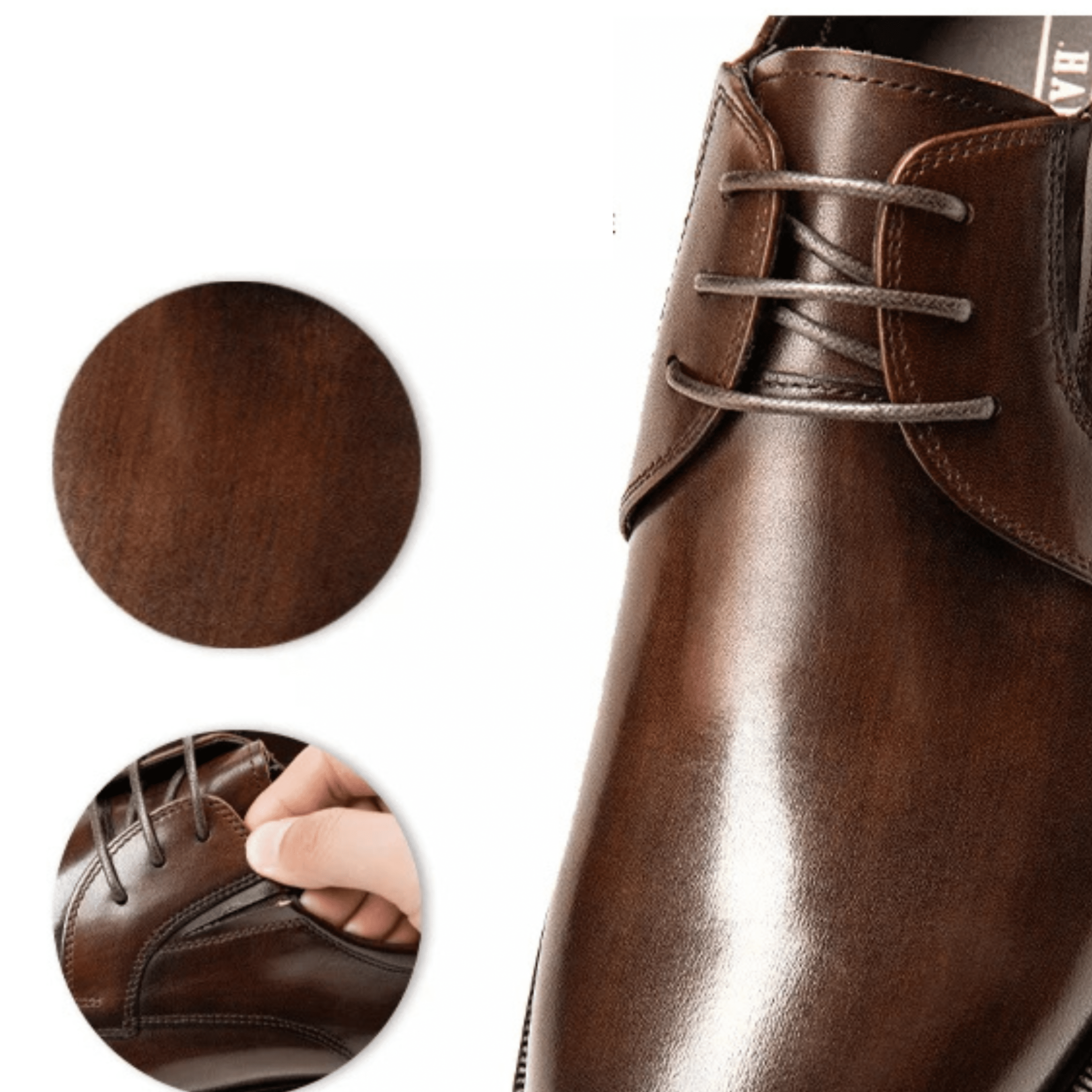 Sapato Derby Masculino Feito à Mão – Couro Legítimo Sapato Derby Masculino Feito à Mão Hanmce – Couro Legítimo Nous Moda Masculina 