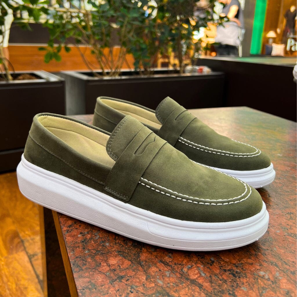 Sapato Oxford Brogue Masculino Loafer Mocassim Sapato Oxford Brogue Masculino Loafer Mocassim Nous Moda Masculina Oliva 37 