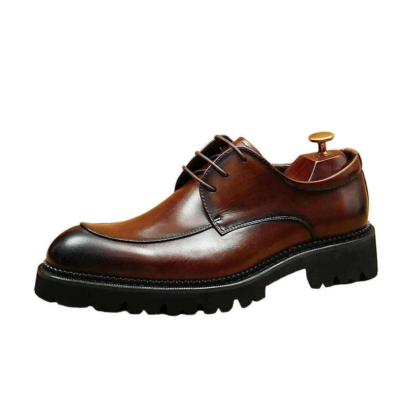 Sapato Social Masculino Poover Oxford Em Couro Legítimo Sapato Social Masculino Poover Oxford Em Couro Legítimo Nous Moda Masculina Café 38 