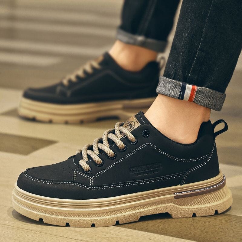 Tenis em Couro Hiilz Tenis em Couro Hiilz Nous Moda Masculina Preto 38 