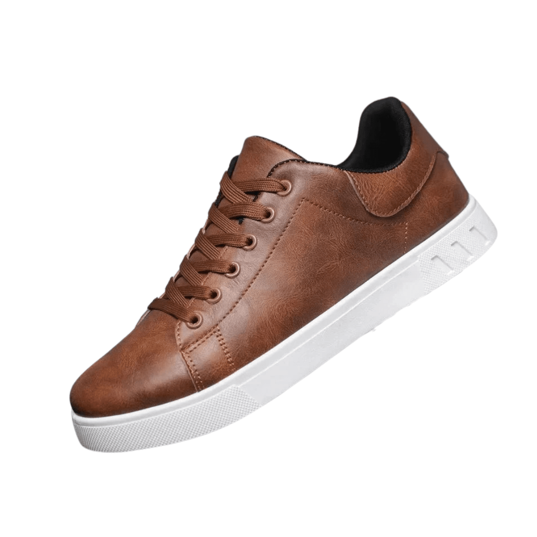 Tênis Masculino de Couro Elegance Tênis Masculino de Couro Elegance Nous Moda Masculina 
